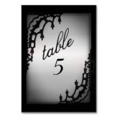 Gotisch thema tafelnummer IJzeren Hekken (Achterkant)