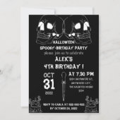 gotisch thema , uitnodiging voor halloween verjaar (Voorkant)