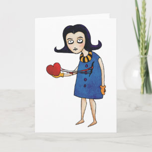 Gotisch Valentijn Feestdagen Kaart