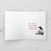 Gotisch Valentijn Feestdagen Kaart (Binnen)