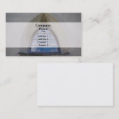 Gotisch venster visitekaartje (Voorkant / Achterkant)