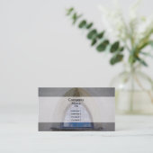 Gotisch venster visitekaartje (Staand voorkant)