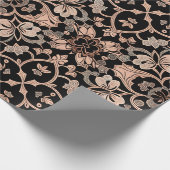 Gotisch Victoriaans kant Geïnspireerd ontwerp Cadeaupapier (Hoek)