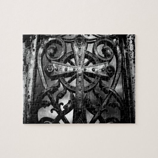Gotisch Victoriaans kruis Legpuzzel (Horizontaal)