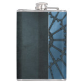 Gotisch Victoriaans meisje met viool Dark Fantasy Heupfles (Achterkant)