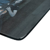 Gotisch Victoriaans meisje met viool Dark Fantasy Snijplank (Hoek)