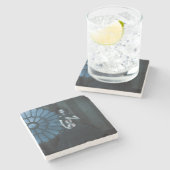 Gotisch Victoriaans meisje met viool Dark Fantasy Stenen Onderzetter (Zijkant)