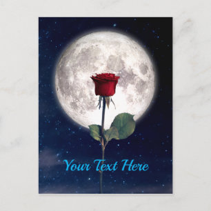 Gotisch, , Victoriaans, rood, donkere Romance Briefkaart