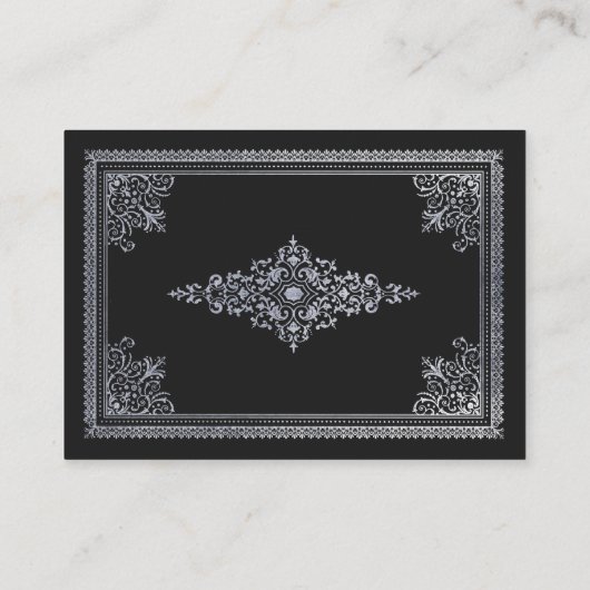  Gotisch Victoriaans Trouwlied Aanvraag Informatiekaartje (Achterkant)