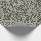 Gotisch Victoriaans zwart omslagpapier Cadeaupapier (Hoek)