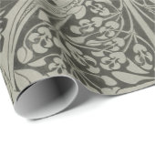 Gotisch Victoriaans zwart omslagpapier Cadeaupapier (Rol Hoek)