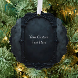 Gotisch vierkant frame op maat ornament kaart