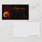 Gotisch Visitekaartje (Voorkant / Achterkant)