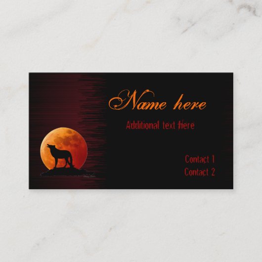 Gotisch Visitekaartje (Voorkant)