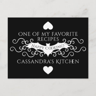 Gotisch vleermuisrecept briefkaart