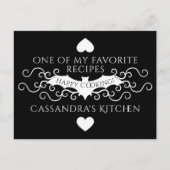 Gotisch vleermuisrecept briefkaart (Voorkant)