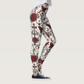 Gotisch Vlinder Bloemmotief (2) Leggings (Rechts)
