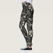Gotisch vlinder bloempatroon (4) leggings (Links)