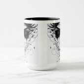 Gotisch Vrouwengezicht Mok (Midden)