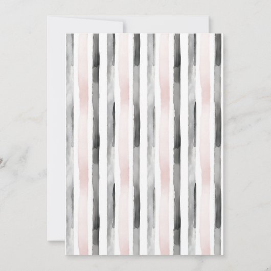 Gotisch Wieg Baby shower Uitnodiging (Achterkant)