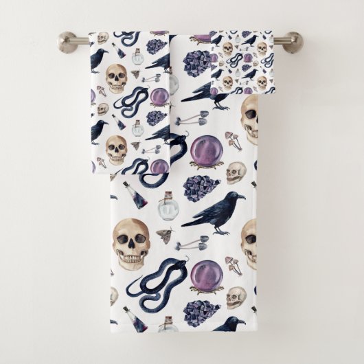 Gotisch Witchcraft en magische Accessoires Bad Handdoek (Insitu)
