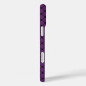 Gotisch zwart en Paarse patroon Case-Mate iPhone Case (Achterkant / Rechts)