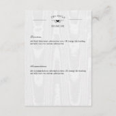  Gotisch Zwart & Wit Roycroft Lijst Informatiekaartje (Achterkant)