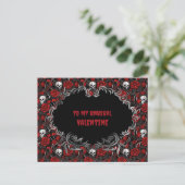 Gotische Aan mijn ongebruikelijke Valentijn Briefkaart (Staand voorkant)