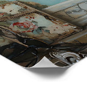 Gotische Anime Fairy Doll op Toilet Eigenzinnig Poster (Hoek)