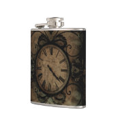  gotische Antiek wandklok Steampunk Heupfles (Links)