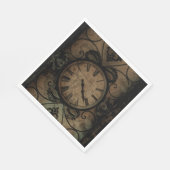  gotische Antiek wandklok Steampunk Servet (Hoek)