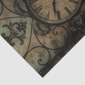  gotische Antiek wandklok Steampunk Tissuepapier (Detail)