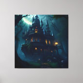 Gotische Arcane Magische Landschap 1 Canvas Afdruk (Voorkant)