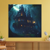 Gotische Arcane Magische Landschap 1 Canvas Afdruk (Insitu (Woonkamer))