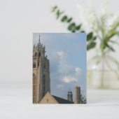 Gotische architectuur kasteel briefkaart (Staand voorkant)