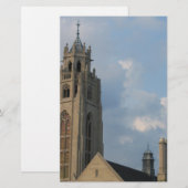 Gotische architectuur kasteel briefpapier (Voorkant / Achterkant)