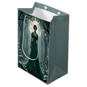Gotische Art Deco Godin van het Bos Medium Cadeauzakje (Voorkant Gekanteld)
