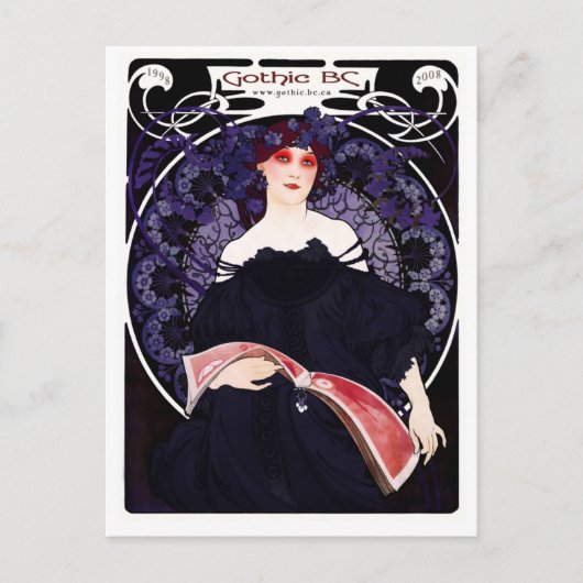 Gotische BC 10e Jubileum Briefkaarten (Voorkant)