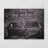 Gotische begraafplaats Dank u Briefkaart (Voorkant)