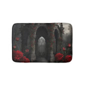 Gotische begraafplaats Gazebo met rode rozen bij n Badmat (Voorkant)
