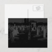 Gotische begraafplaats  Halloween kerkhof grafsten Briefkaart (Voorkant / Achterkant)