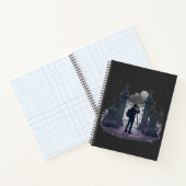 Gotische begraafplaats poort silhouet notitieboek (Binnen)