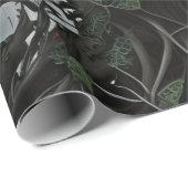 Gotische begraafplaats rozentuin cadeaupapier (Rol Hoek)