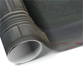 Gotische begraafplaats rozentuin cadeaupapier (Rol Hoek)