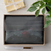 Gotische begraafplaats rozentuin tissuepapier (Geschenk)