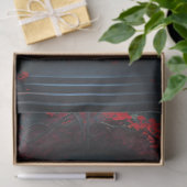 Gotische begraafplaats rozentuin tissuepapier (Geschenk)