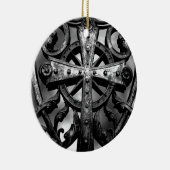 Gotische begraafplaats smeedijzeren Keltische krui Keramisch Ornament (Rechts)