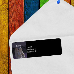 Gotische Begraafplaats Stenen Engel Vrede Retourad Etiket