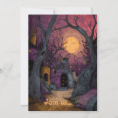 Gotische begraafplaats Tim Burton-geïnspireerde ui Kaart (Voorkant)