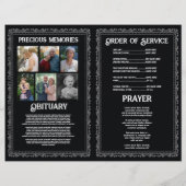 Gotische begrafenis Orde van Service Rock Black De Flyer (Achterkant)